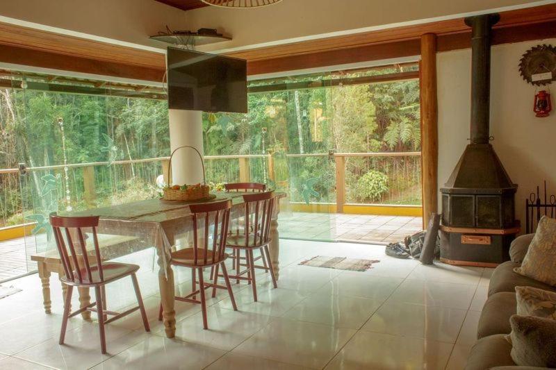 Casa No Sitio Aroma Da Serra マレシャウ・フロリアノ エクステリア 写真