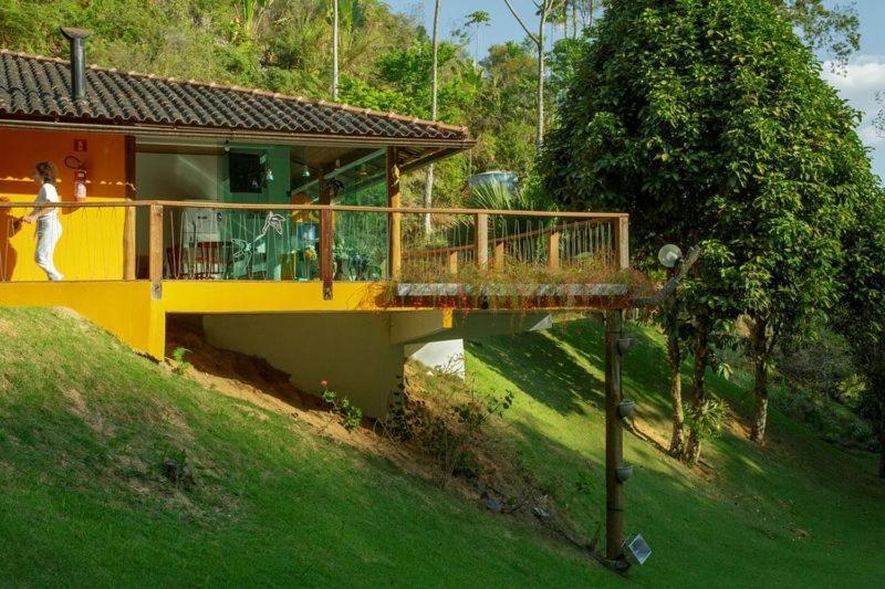Casa No Sitio Aroma Da Serra マレシャウ・フロリアノ エクステリア 写真