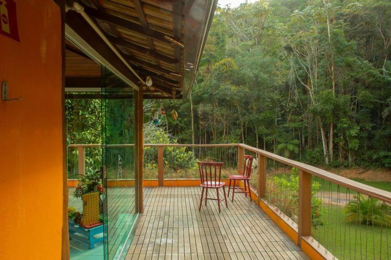 Casa No Sitio Aroma Da Serra マレシャウ・フロリアノ エクステリア 写真